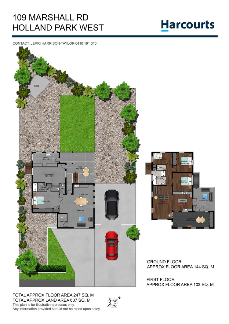 Floorplan of Homely house listing, 109 Marshall Road, Holland Park West QLD 4121