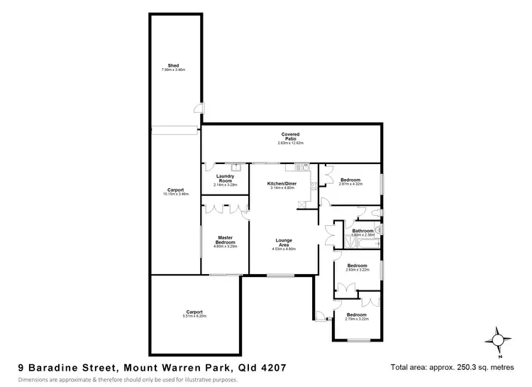 Floorplan of Homely house listing, 9 Baradine street, Mount Warren Park QLD 4207