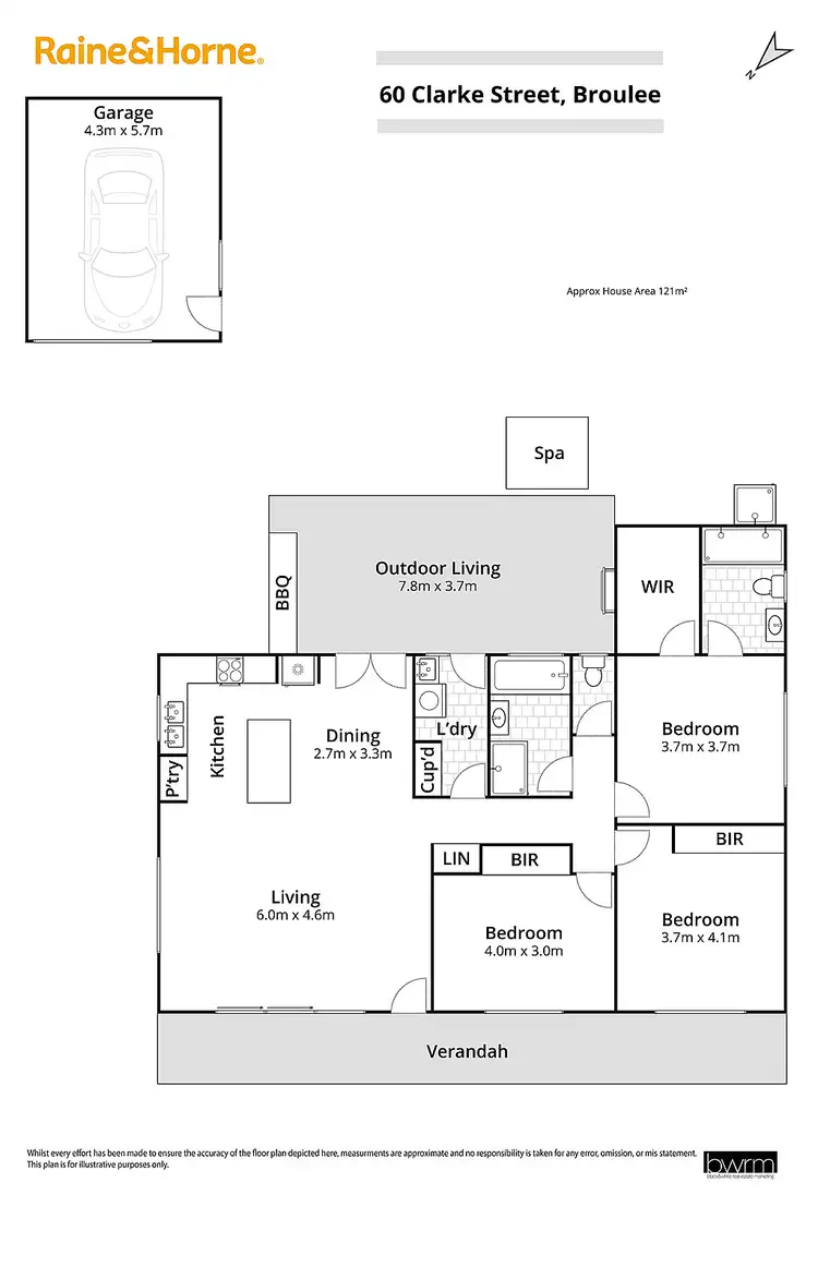 Floorplan of Homely house listing, 60 Clarke Street, Broulee NSW 2537