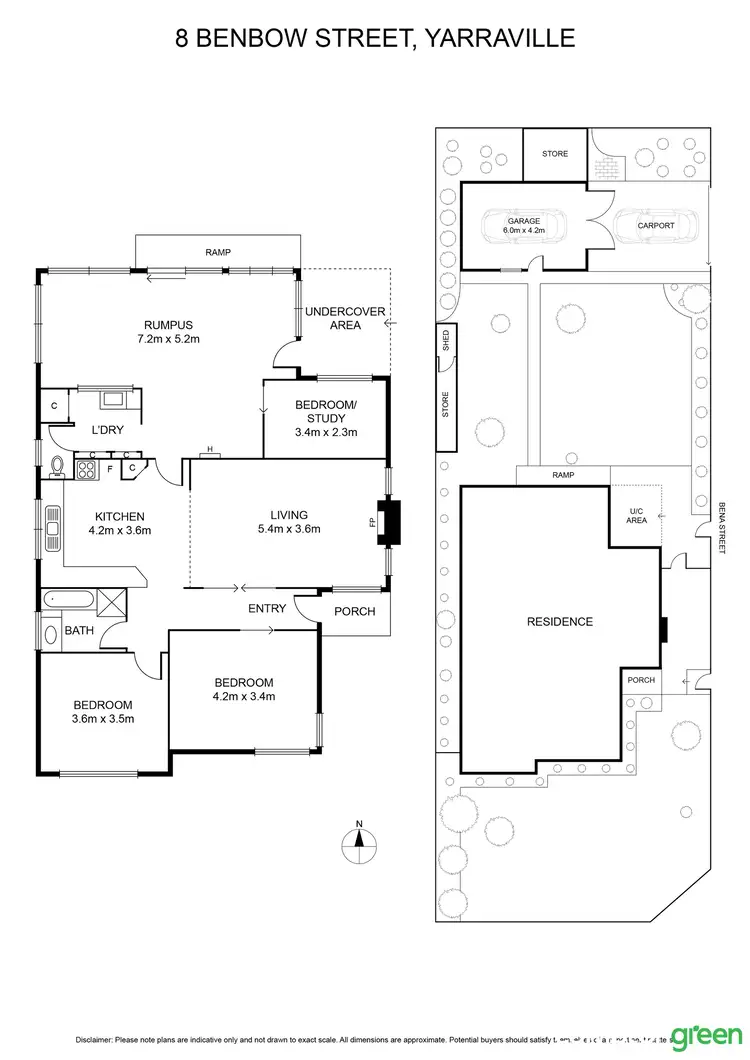 Floorplan of Homely house listing, 8 Benbow Street, Yarraville VIC 3013