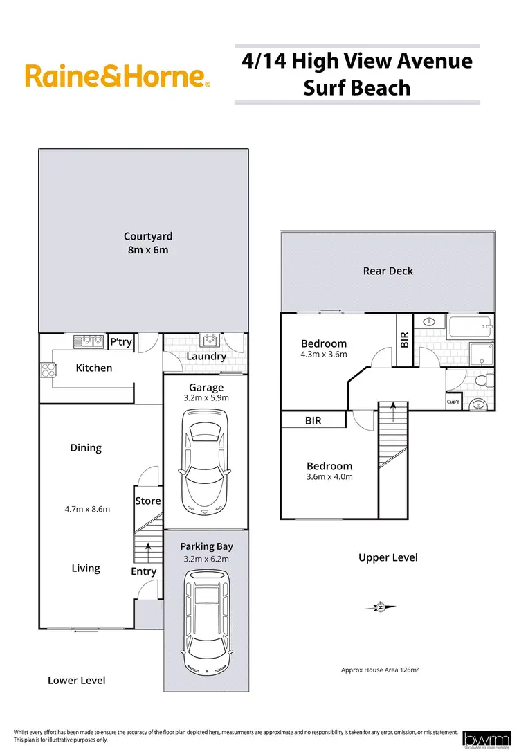 Floorplan of Homely unit listing, 4/14 High View Avenue, Surf Beach NSW 2536