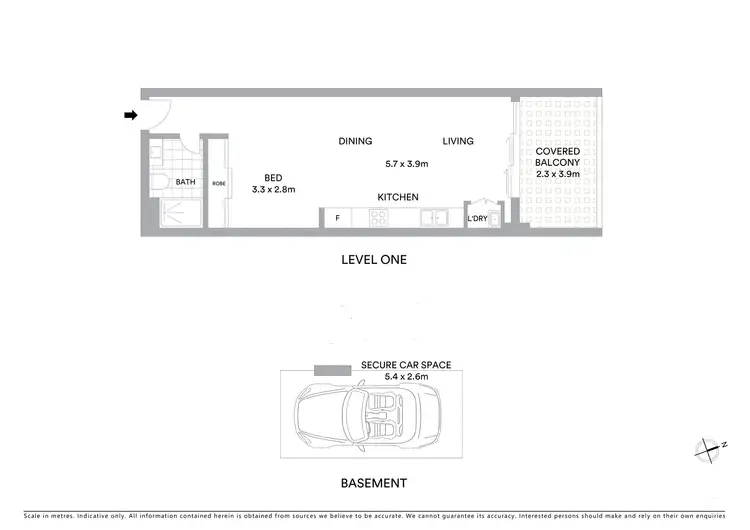 Floorplan of Homely studio listing, 12/445-455 Liverpool Road, Ashfield NSW 2131