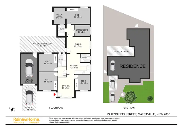 Floorplan of Homely house listing, 79 Jennings Street, Matraville NSW 2036