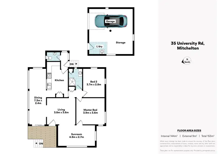 Floorplan of Homely house listing, 35 University Road, Mitchelton QLD 4053
