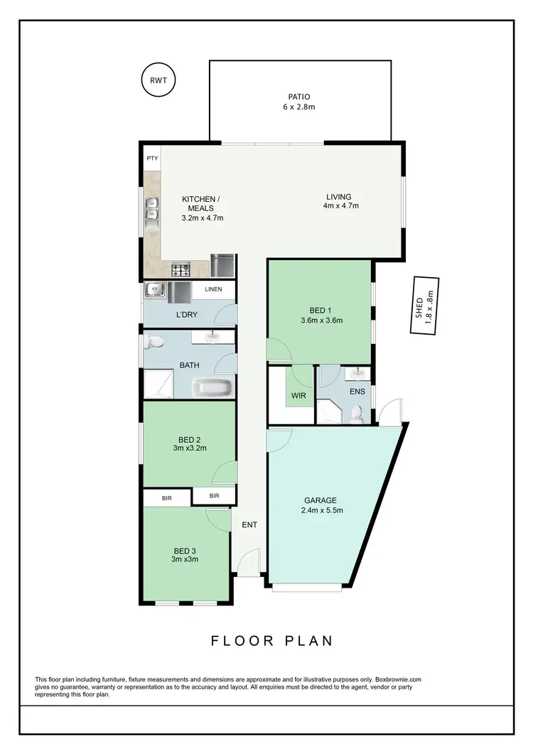 Floorplan of Homely house listing, 19A Armstrong Avenue, Parafield Gardens SA 5107