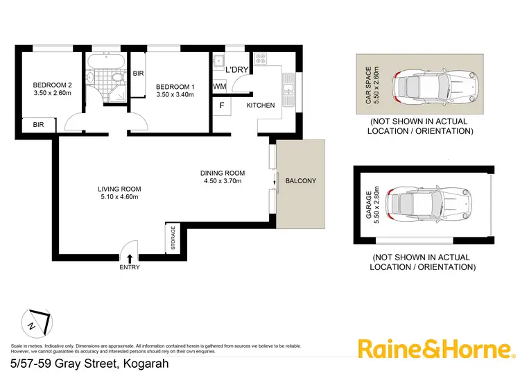 Floorplan of Homely unit listing, 5/57-59 Gray Street, Kogarah NSW 2217