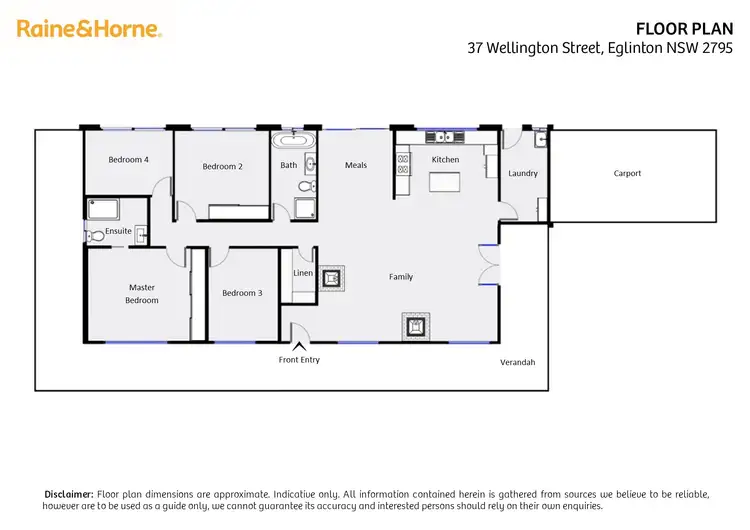 Floorplan of Homely house listing, 37 Wellington Street, Eglinton NSW 2795