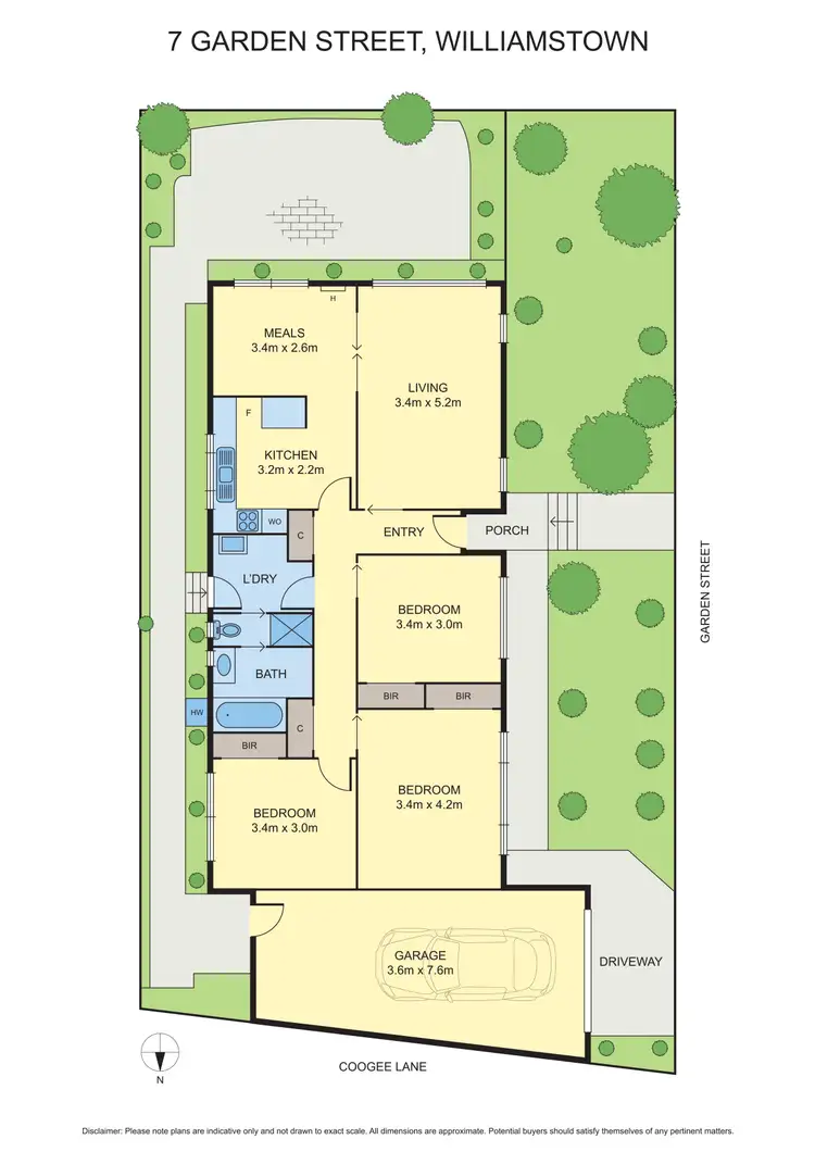 Floorplan of Homely house listing, 7 Garden Street, Williamstown VIC 3016