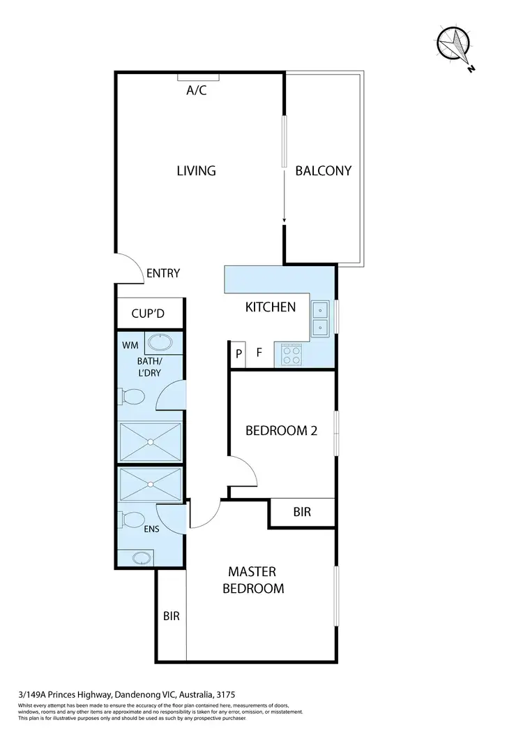 Floorplan of Homely apartment listing, 3/149A Princes Highway, Dandenong VIC 3175