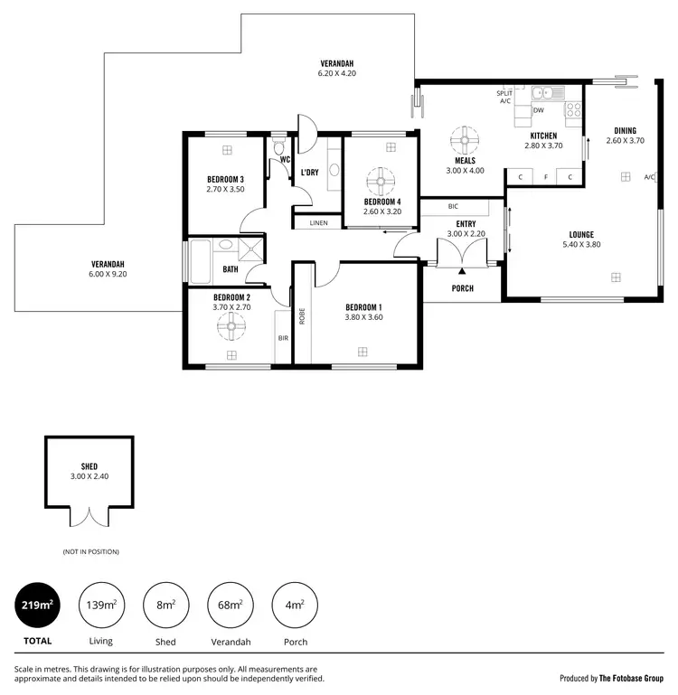 Floorplan of Homely house listing, 1 Grevillea Way, Belair SA 5052