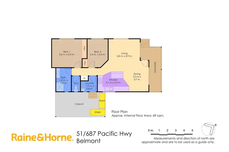 Floorplan of Homely house listing, 51/687 Pacific Highway, Belmont NSW 2280