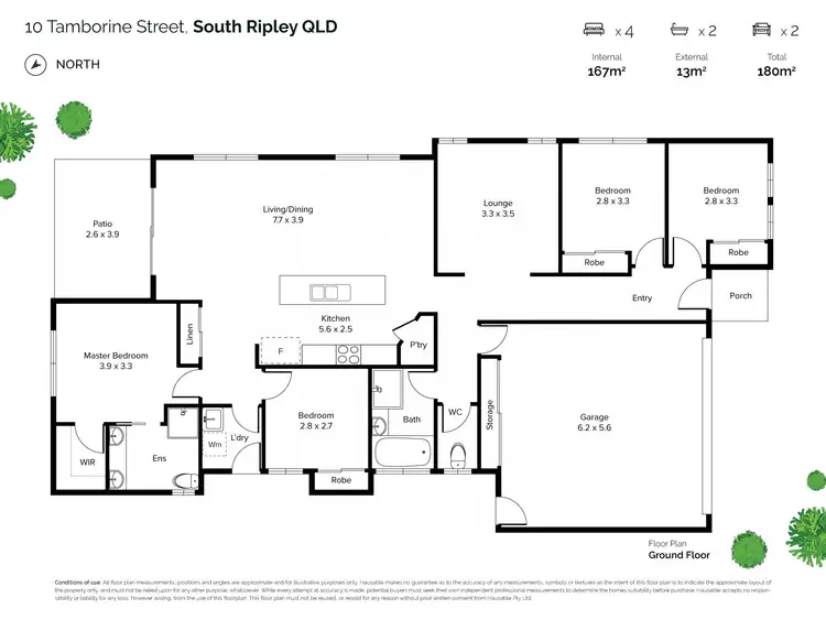 Floorplan of Homely house listing, 10 Tamborine Street, South Ripley QLD 4306