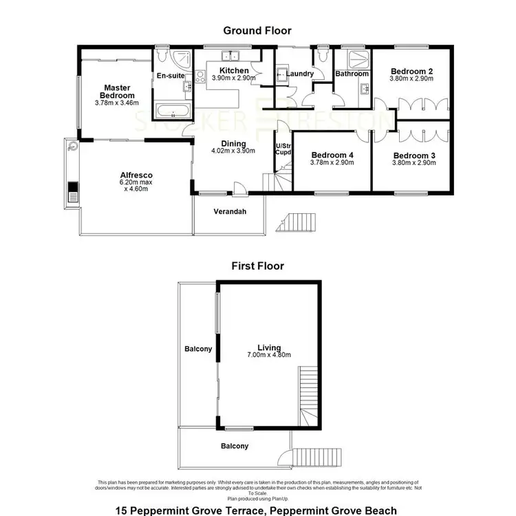 Floorplan of Homely house listing, 15 Peppermint Grove Terrace, Peppermint Grove Beach WA 6271