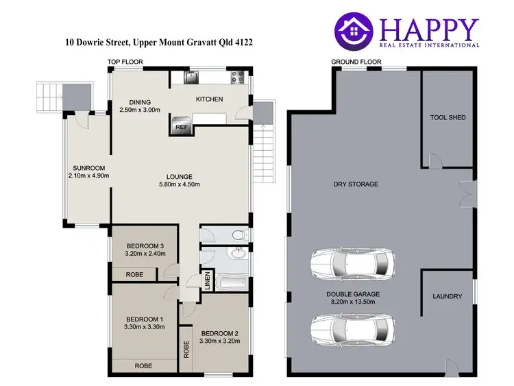 Floorplan of Homely house listing, 10 Dowrie Street, Upper Mount Gravatt QLD 4122