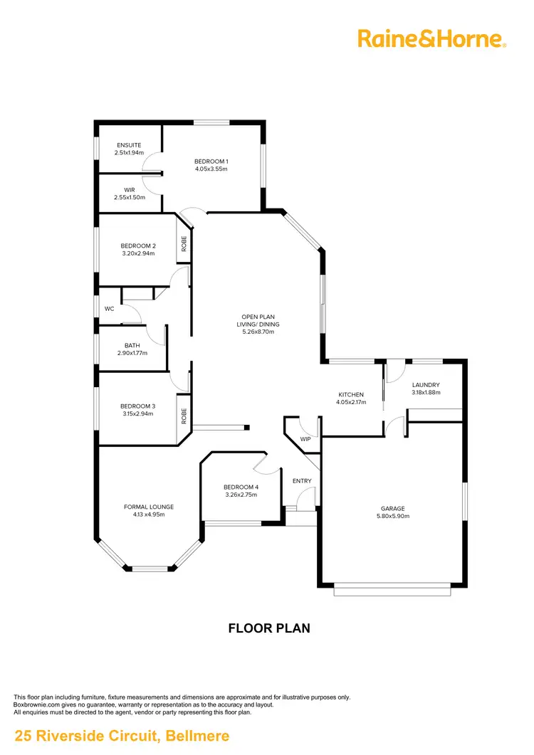 Floorplan of Homely house listing, 25 Riverside Circuit, Bellmere QLD 4510