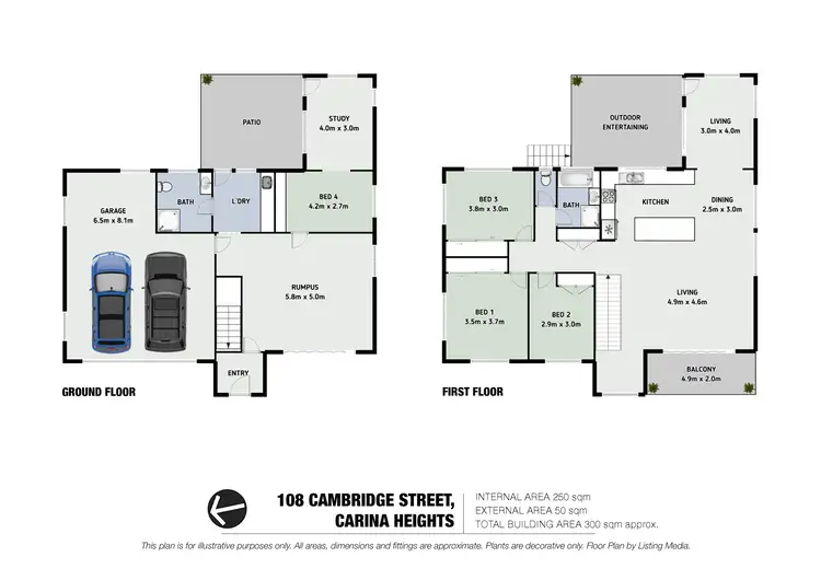 Floorplan of Homely house listing, 108 Cambridge Street, Carina Heights QLD 4152