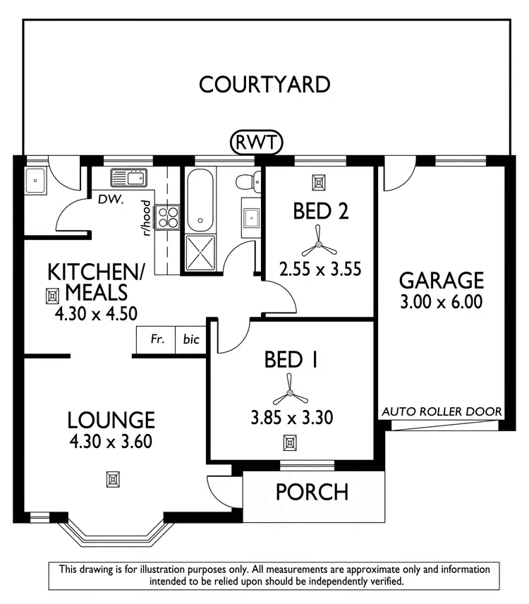 Floorplan of Homely unit listing, 2/41 Beauchamp Street, Kurralta Park SA 5037