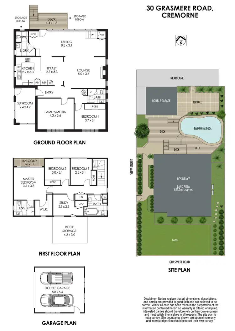 Floorplan of Homely house listing, 30 Grasmere Road, Cremorne NSW 2090