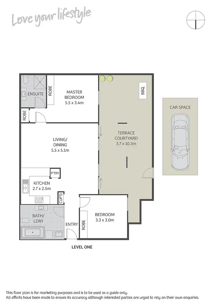 Floorplan of Homely apartment listing, 104/1 Georgina Street, Newtown NSW 2042