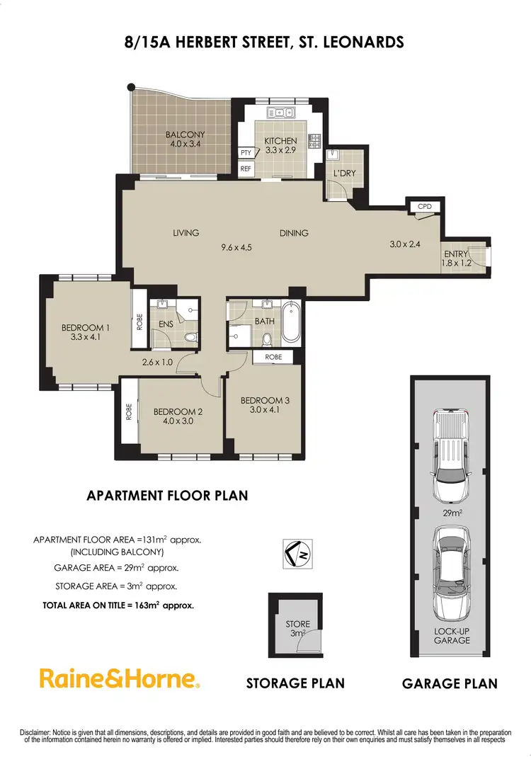 Floorplan of Homely apartment listing, 8/15A Herbert Street, St Leonards NSW 2065