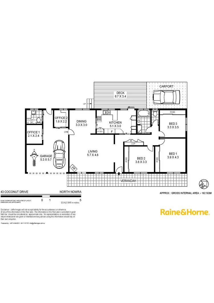 Floorplan of Homely house listing, 43 Coconut Drive, North Nowra NSW 2541