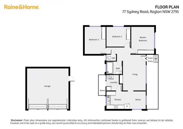 Floorplan of Homely house listing, 77 Sydney Road, Raglan NSW 2795
