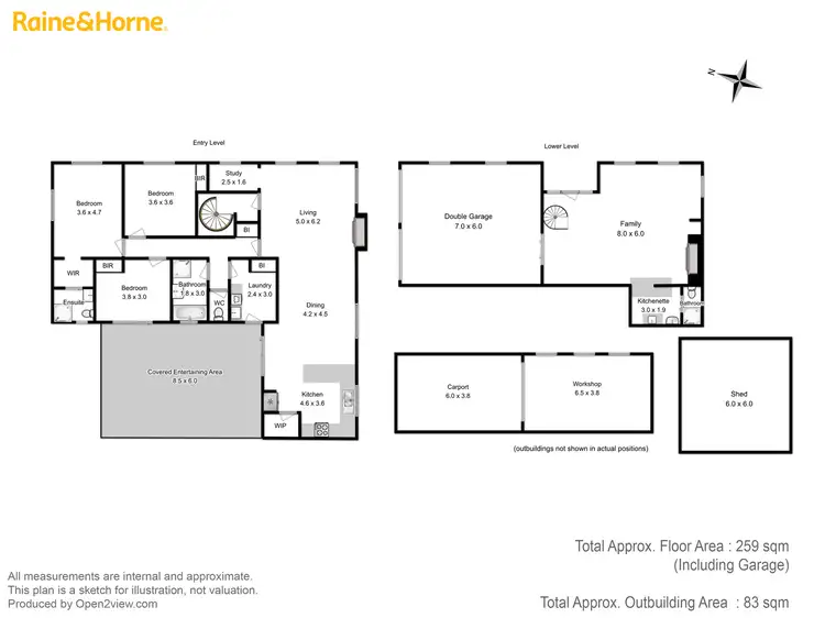 Floorplan of Homely house listing, 85 Native Corners Road, Campania TAS 7026