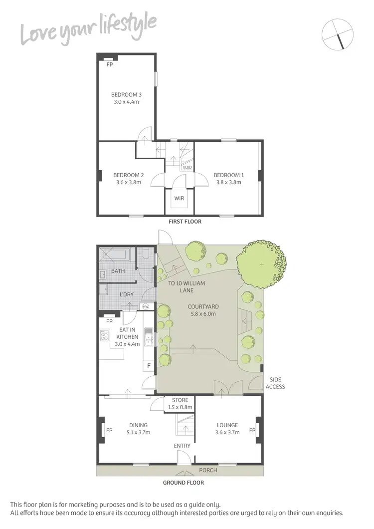 Floorplan of Homely house listing, 3 Corfu Street & 10 William Lane, Woolloomooloo NSW 2011