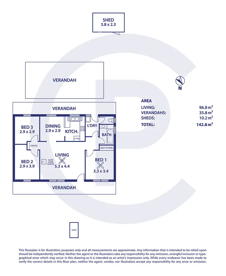 Floorplan of Homely house listing, 552 Mount Barker Road, Bridgewater SA 5155