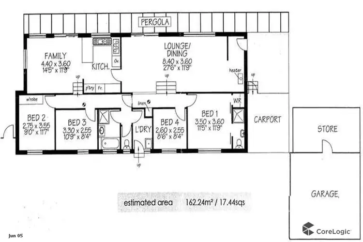 Floorplan of Homely house listing, 10 Rowlands Hill Road, Coromandel Valley SA 5051
