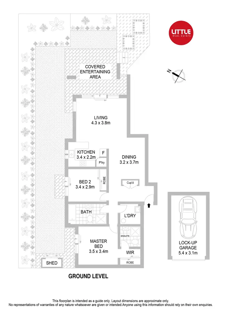 Floorplan of Homely apartment listing, 2/117-119 Hampden Road, Artarmon NSW 2064