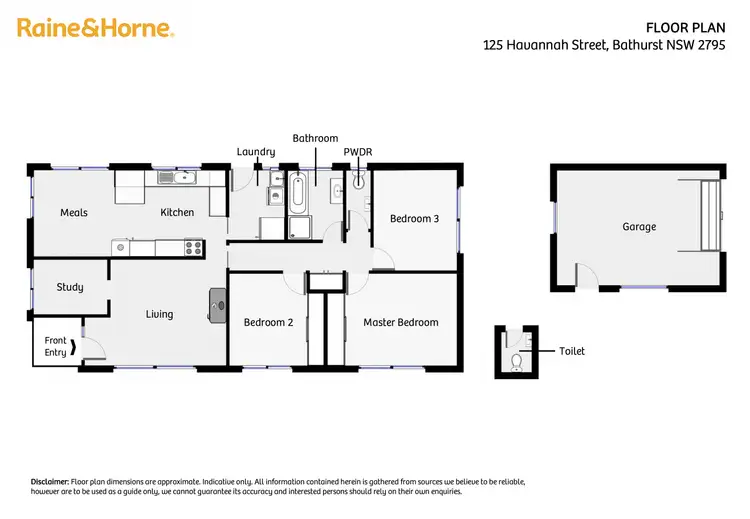 Floorplan of Homely house listing, 125 Havannah Street, Bathurst NSW 2795