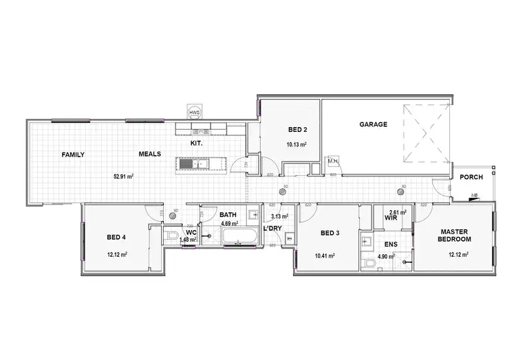 Floorplan of Homely house listing, 18 Diplomat Crescent, Cranbourne South VIC 3977
