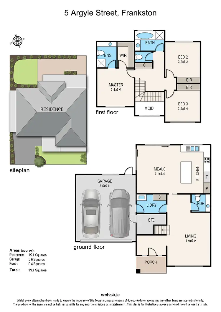 Floorplan of Homely house listing, 5 Argyle Street, Frankston VIC 3199