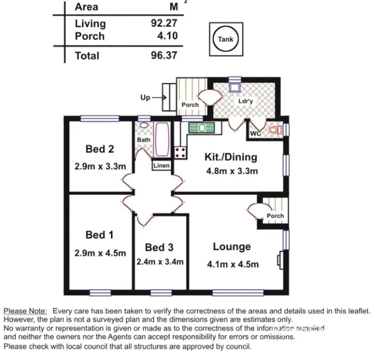 Floorplan of Homely house listing, 17 Filsoll Crescent, Elizabeth Downs SA 5113