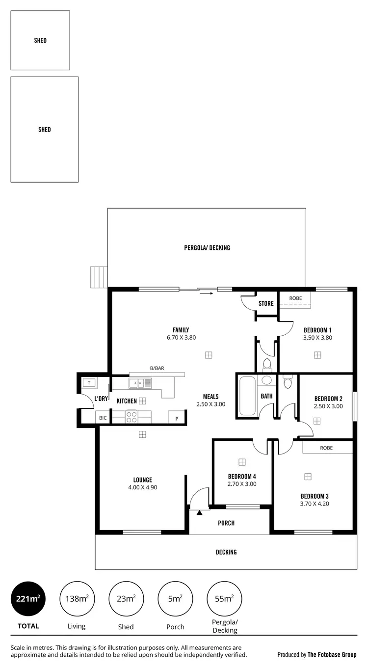 Floorplan of Homely house listing, 90 Carbenet Drive, Hackham SA 5163