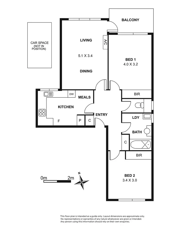 Floorplan of Homely apartment listing, 15/20 Pakington Street, Kew VIC 3101