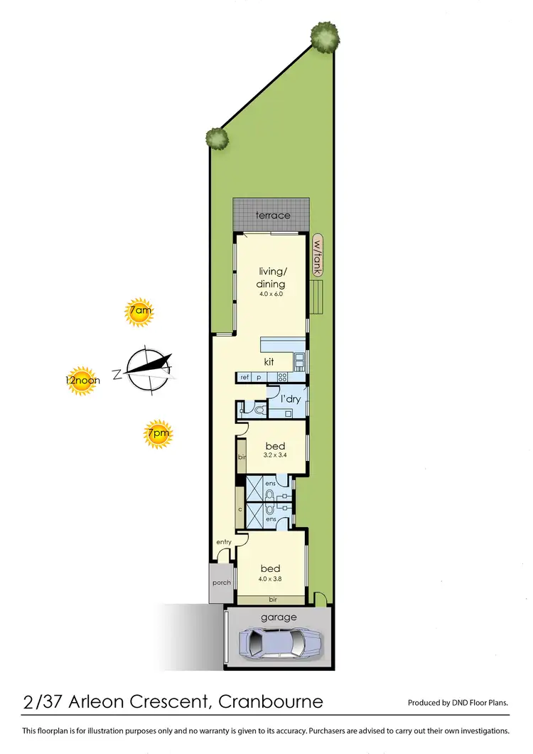 Floorplan of Homely house listing, 2/37 Arleon Crescent, Cranbourne VIC 3977