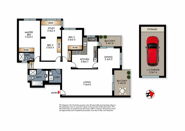 Floorplan of Homely apartment listing, 19/22 New Street, Bondi NSW 2026