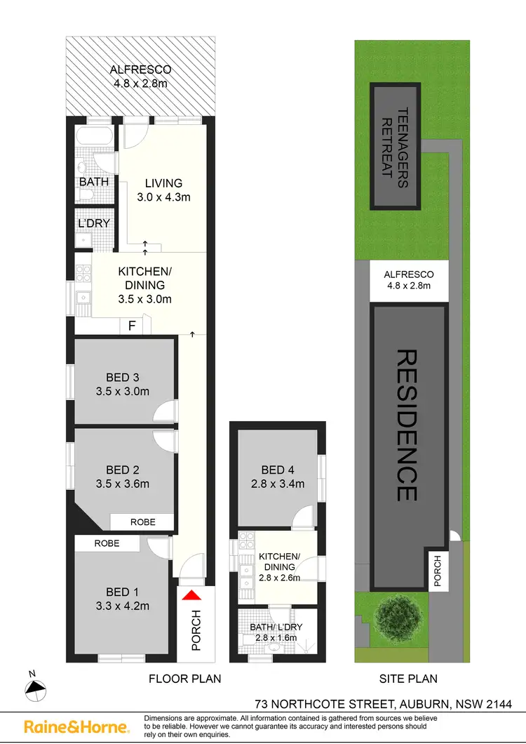 Floorplan of Homely house listing, 73 Northcote Street, Auburn NSW 2144