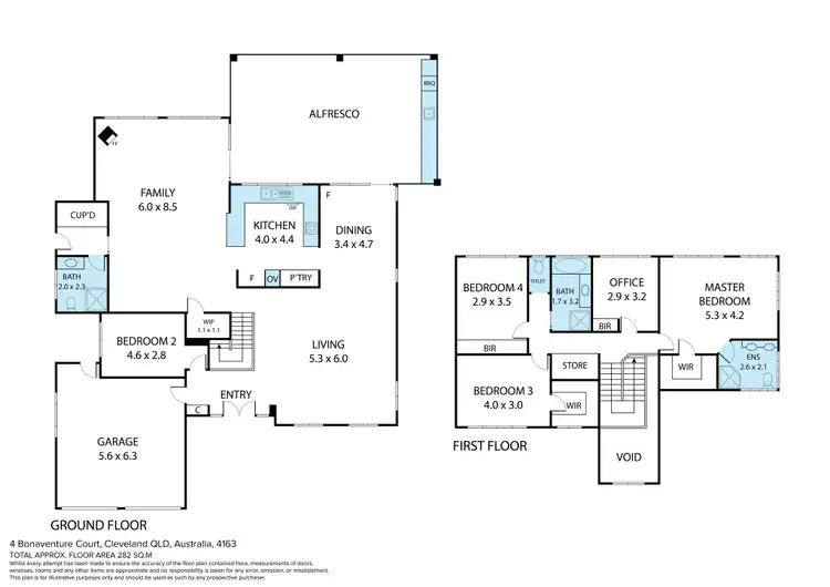 Floorplan of Homely house listing, 6 Bonaventure Court, Raby Bay QLD 4163