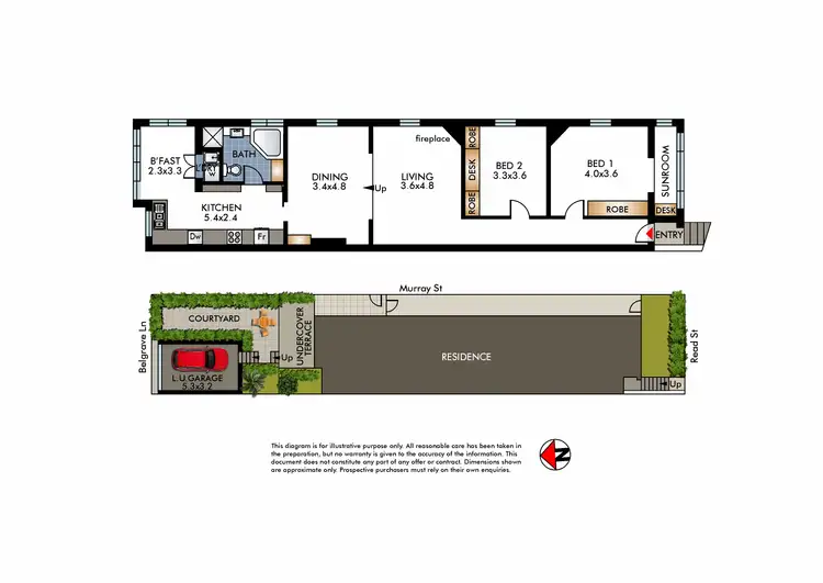 Floorplan of Homely house listing, 38 Read Street, Bronte NSW 2024