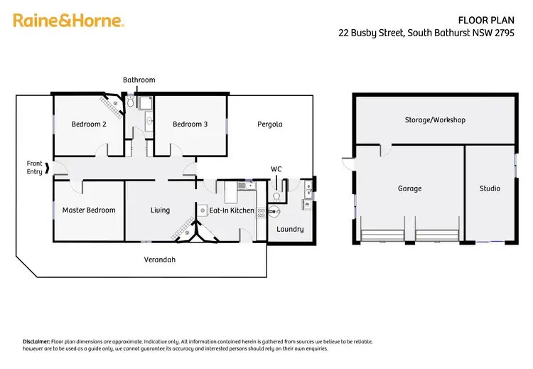 Floorplan of Homely house listing, 22 Busby Street, South Bathurst NSW 2795