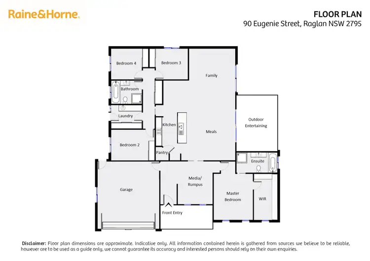 Floorplan of Homely house listing, 90 Eugenie Street, Raglan NSW 2795