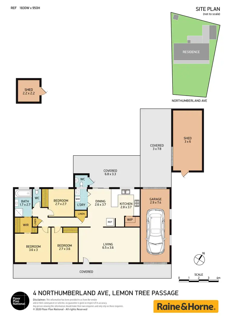 Floorplan of Homely house listing, 4 Northumberland Avenue, Lemon Tree Passage NSW 2319