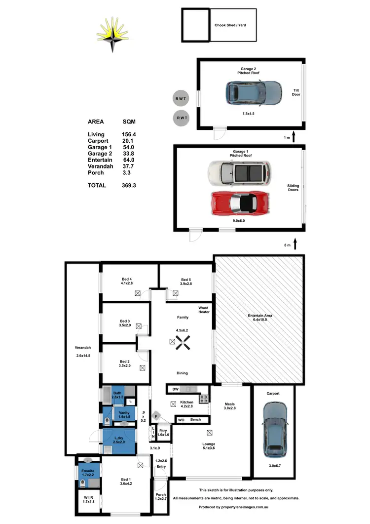Floorplan of Homely house listing, 235 Dawkins Road, Lewiston SA 5501