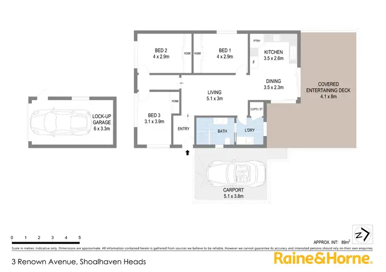 Floorplan of Homely house listing, 3 Renown Avenue, Shoalhaven Heads NSW 2535
