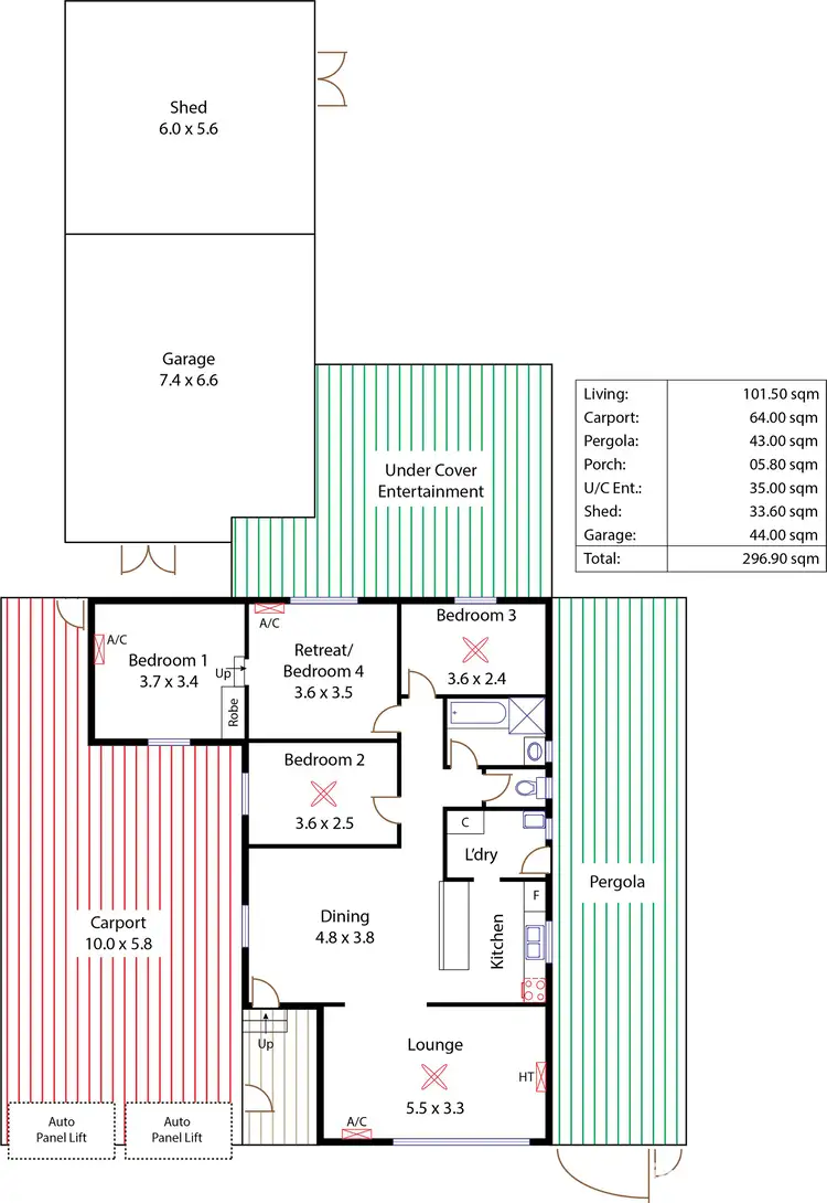 Floorplan of Homely house listing, 13 Rosewarne Crescent, Davoren Park SA 5113