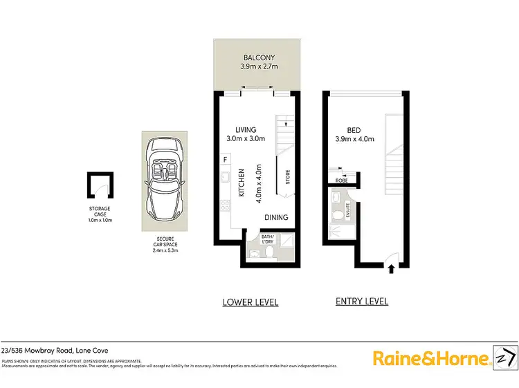Floorplan of Homely apartment listing, 23/536 Mowbray Road, Lane Cove NSW 2066