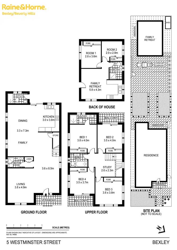 Floorplan of Homely house listing, 5 Westminster Street, Bexley NSW 2207